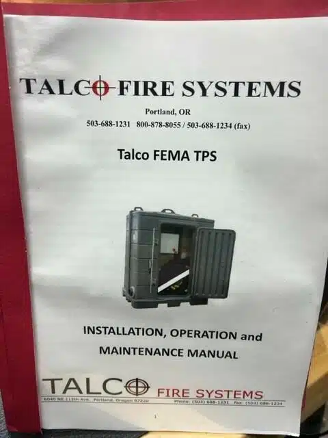 TALCO Fire Extinguishing Portable Tank & Pump System (TPS) - Image 11