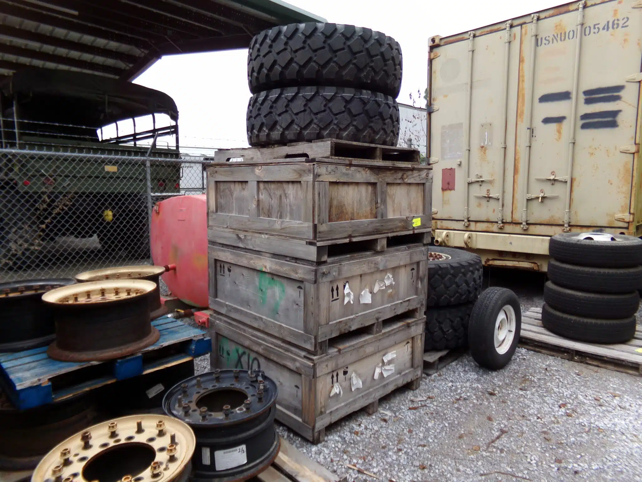 Michelin XZL365/80R20 Tires with Pneumatic Wheels (MRAP) - Image 3