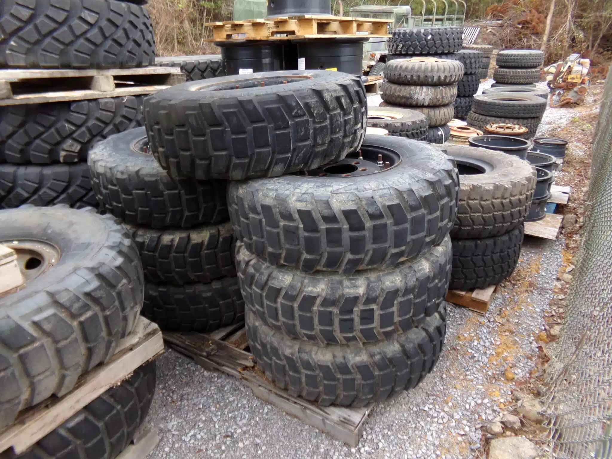 Michelin XL M35A3 14.5x20 Sand Tires with Split Rims