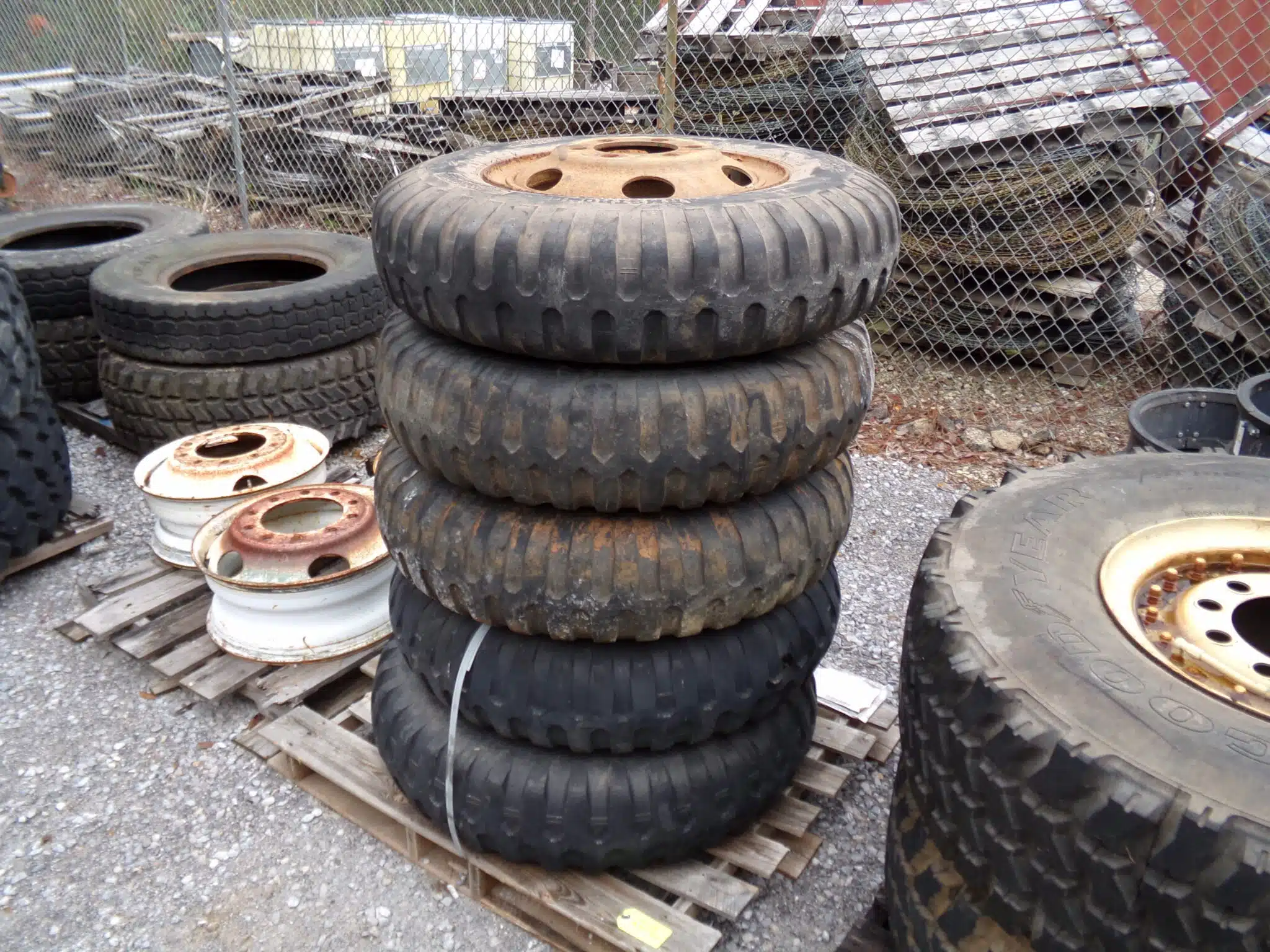 M35 Deuce & 1/2 9.00x20 Tires and Wheels (Mixed)