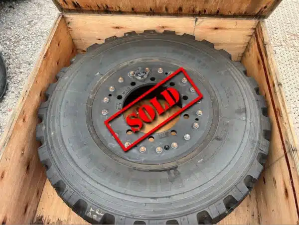Michelin XZL365/80R20 Tires with Pneumatic Wheels (MRAP)
