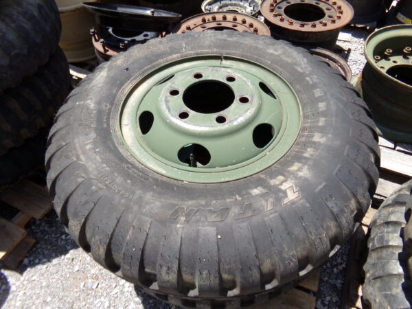 Titan T-Hawk 373, 11.00-20 Tires with 6 Lug Wheels