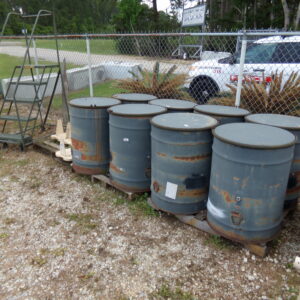 50 Gal Pressurized Metal Storage Drums