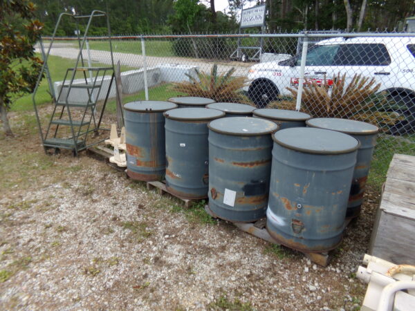 50 Gal Pressurized Metal Storage Drums