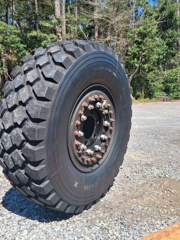 Michelin X 395/85R20 Tires with Adaptor Plates for 2.5 Ton Axel - Image 2
