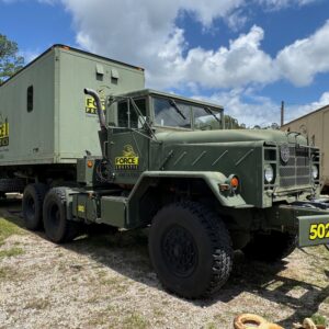 Semitrailer Climate Controlled Office w/ 6x6 Tractor w/ Winch