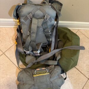 Complete Packed Parachute Assembly w/ Reserve Chute