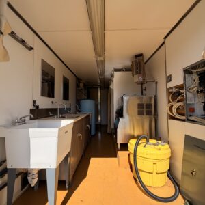 Bathroom/Shower Container Trailer w/ Power and Ice