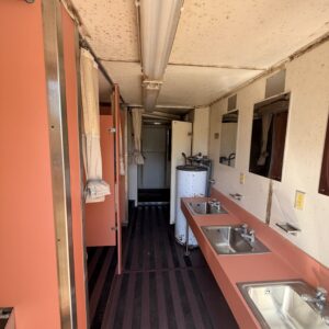 Bathroom / Shower container trailer w/ power