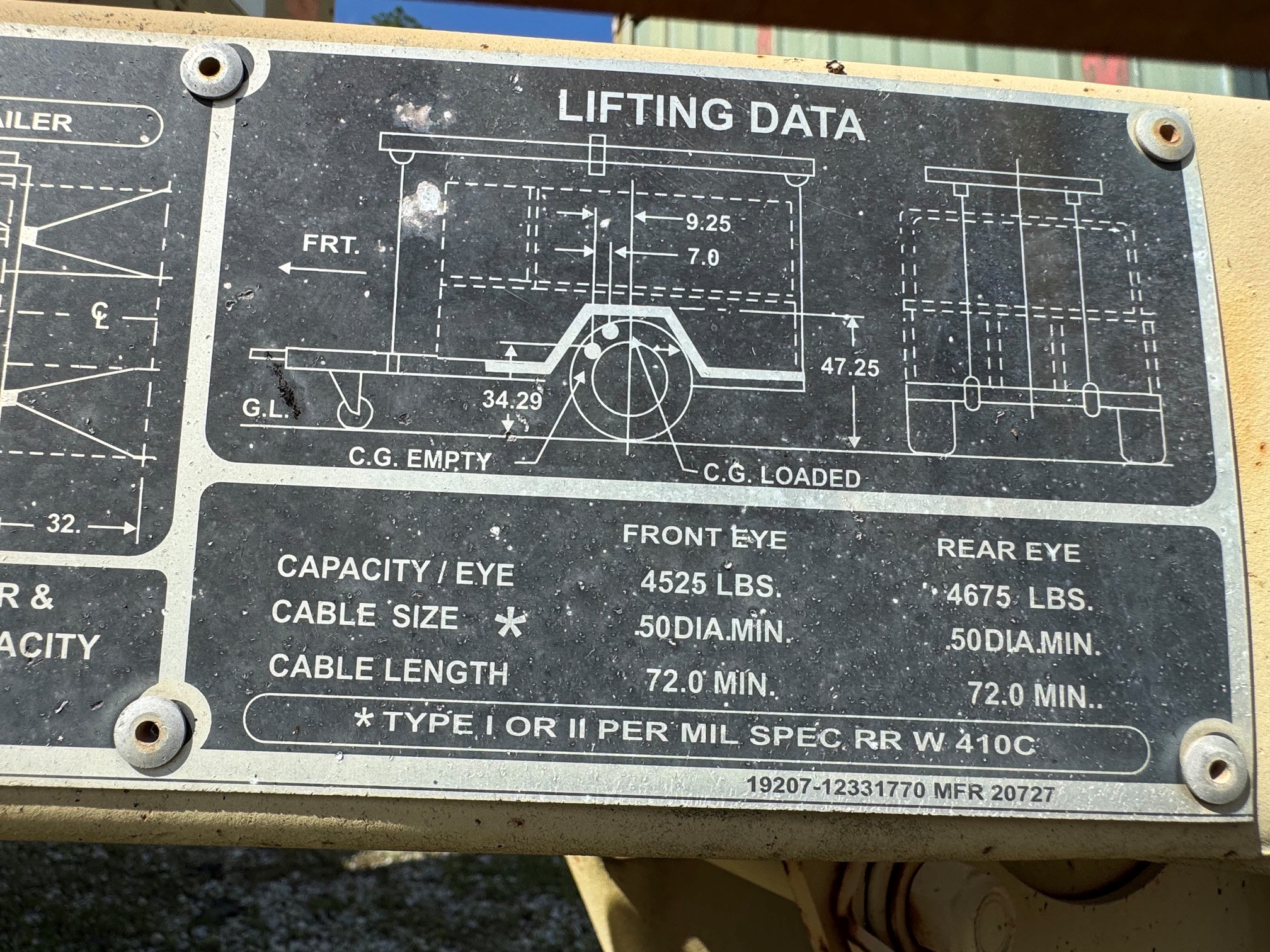 10kW Twin Generator Set Trailer (Tan) MEP-803A - Image 11
