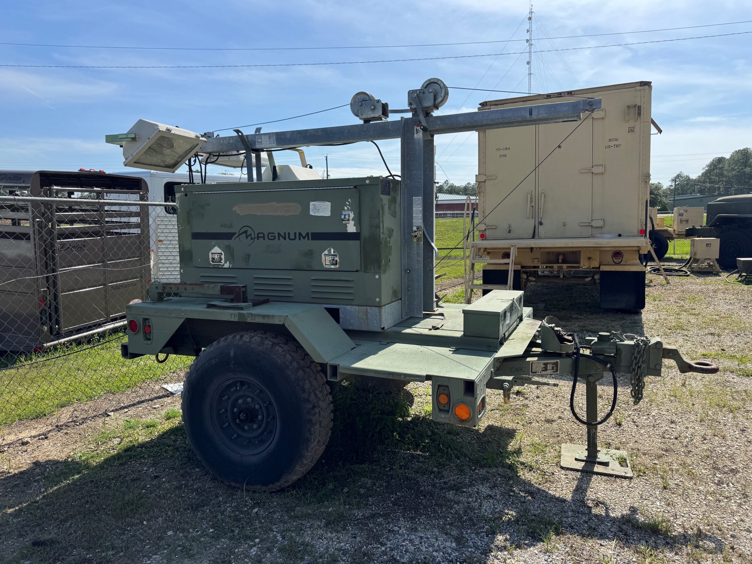 Magnum Light Tower Trailer (Green) MLT5060MIT & M1102